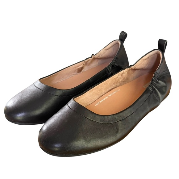 Fitflop Allegro Leather Ballerina Flats Black Size 10 - Picture 6 of 16